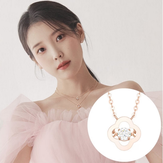 제이에스티나 CLOVIA MIOELLO 14K 목걸이 JJCLNQ3BS150R4420_이미지