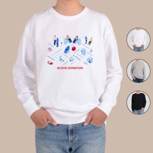 오너클랜 맨투맨 전색상 원격진료 헬스케어 건강 HEALTH8