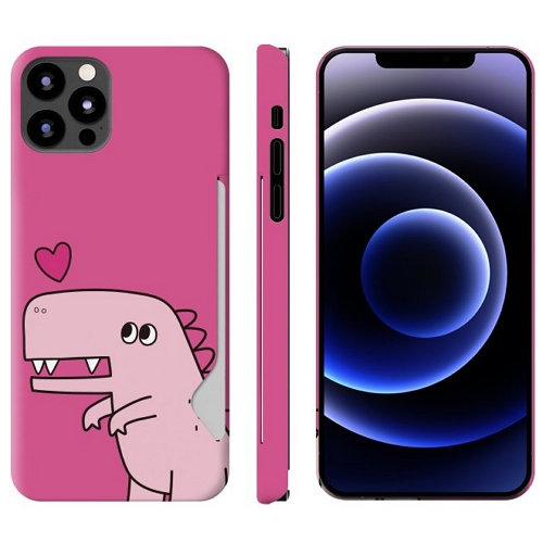 트라이코지 갤럭시S21 FE 공룡커플 카드 하드케이스_이미지