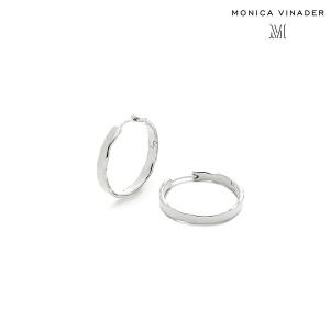 모니카비나더 사이렌 뮤즈 웨이브 미디엄 후프 귀걸이 SS-EA-S