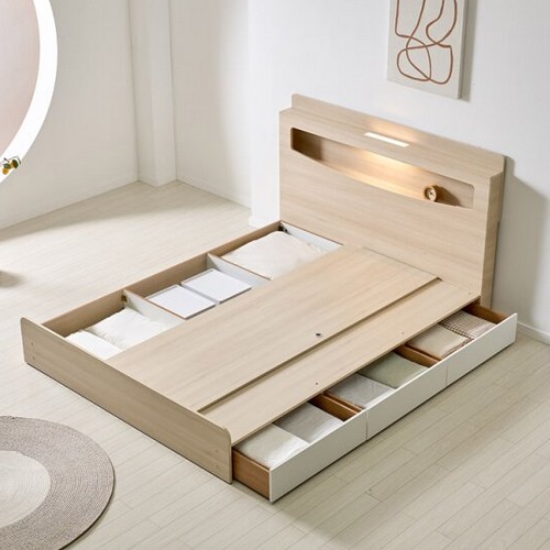 BIF보루네오 호텔라인 KC767 LED침대 Q (7존독립스프링)_이미지