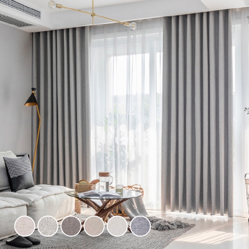 사라하우스 99.99% 아일렛형 암막커튼 (소형, 130x160cm)_이미지