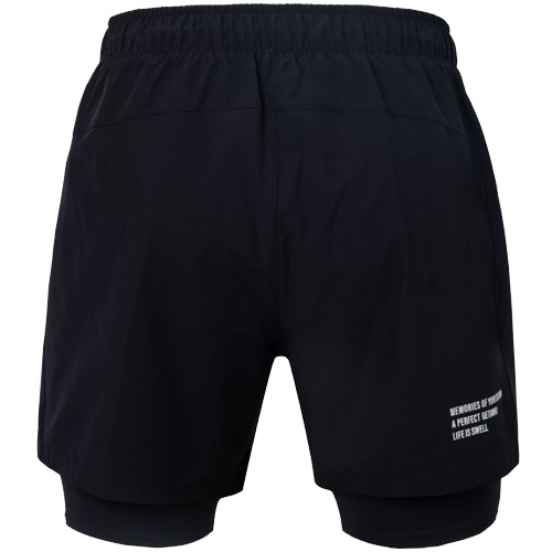 배럴 리조트 4부 레깅스 쇼츠 블랙 B3SMWBS010BLK_이미지