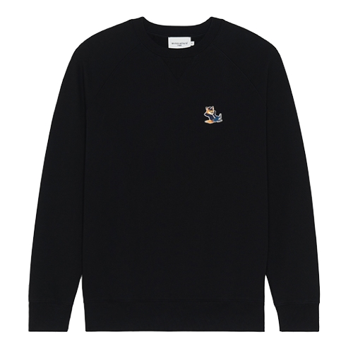 메종키츠네 드레스드 폭스 맨투맨 JM00317KM0001 (P199, 블랙)