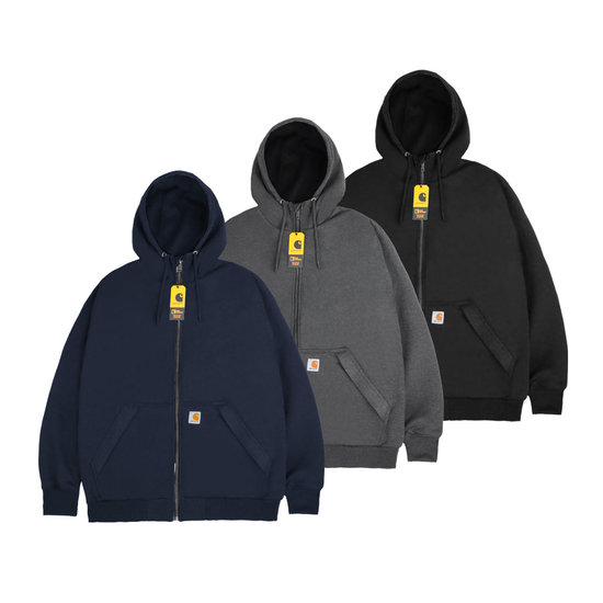 칼하트 미드웨이트 써멀 후드집업 104078_이미지