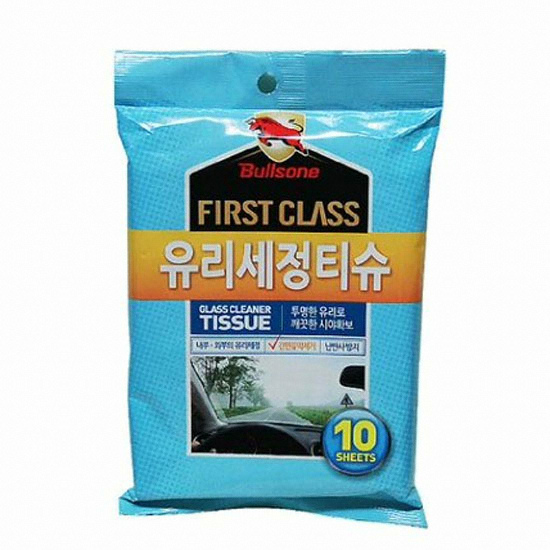 불스원 퍼스트클래스 유리세정티슈 10매