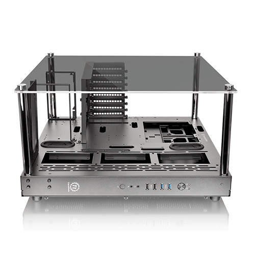써멀테이크 Core P3 강화유리 (블랙)_이미지