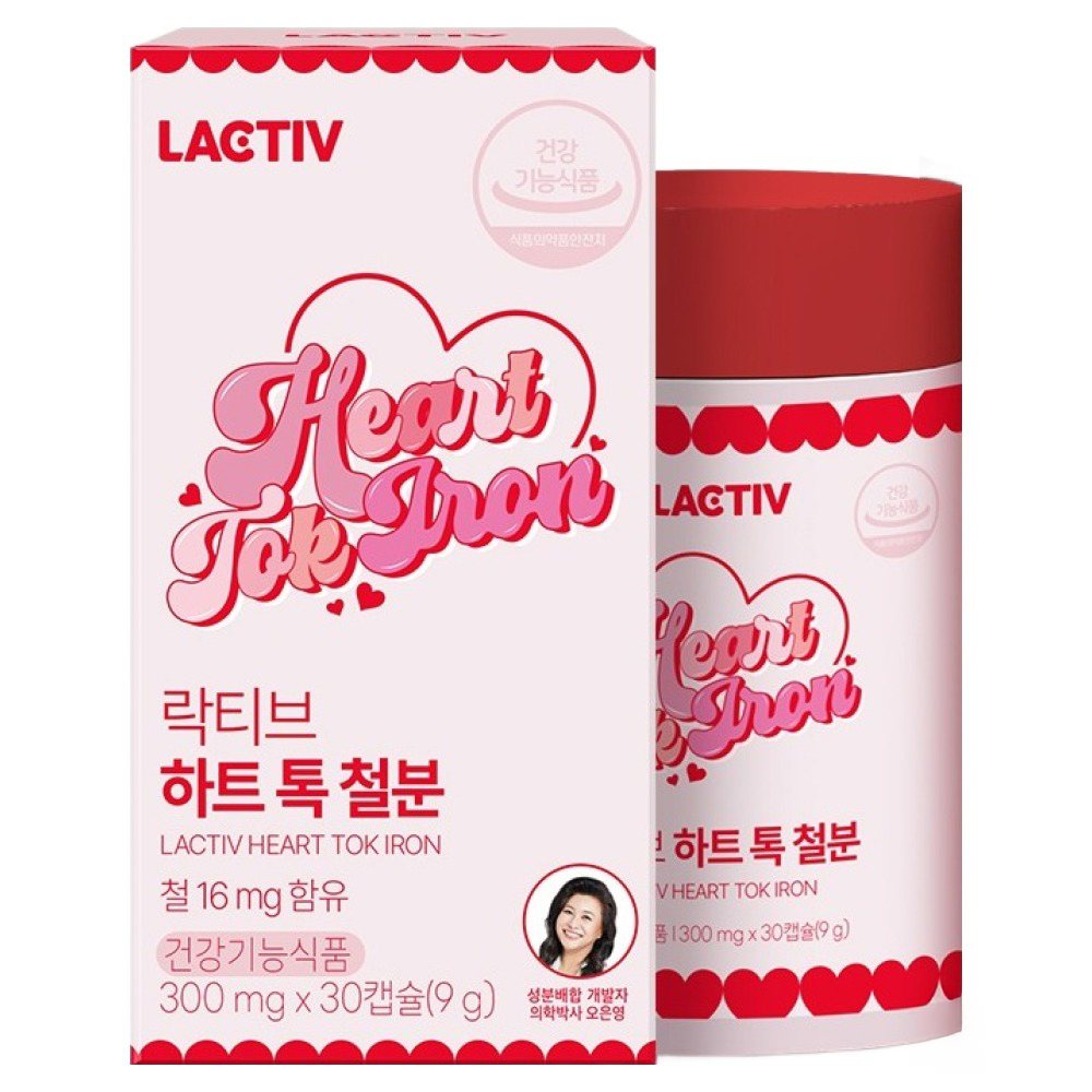 락티브 하트 톡 철분 30캡슐이미지입니다. 누르면 해당 게시물로 새창이동합니다.