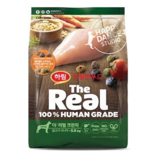  더리얼 독 크런치 닭고기 시니어 1.6kg [1개]