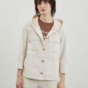 올리비아로렌 DP02 여름청자켓 여름후드형의데님자켓으로아우터로황용하시기좋은 S33480246_이미지