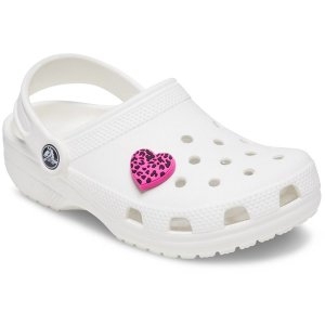 크록스 치타 무늬 하트 지비츠 참_10012338