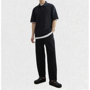 마인드브릿지 올데이쿨릴랙스핏 원 턱 투톤 서커 팬츠 -2color MZPT3130 634341