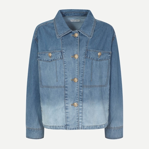 아우포켓 그라데이션 데님 자켓 블루 CNEMDJ002BL