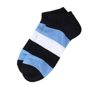 핫트랙스 굵은링글 발목양말 남자양말 블루1켤레WA263A_이미지