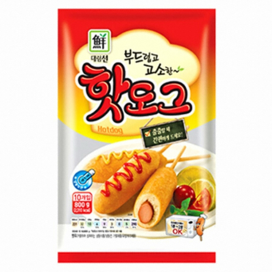 사조대림 대림선 핫도그 10개입 800g