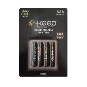렉셀 e-Keep AAA 고용량 충전지 1000mAh PRO TYPE_이미지