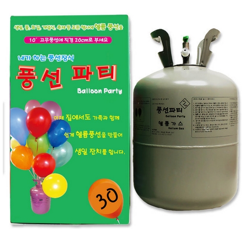 심스클럽 풍선파티 헬륨가스 30개용_이미지