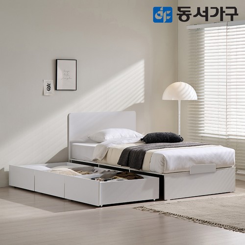  동서가구 유주얼 빅서랍 수납침대 SS [매트별도]