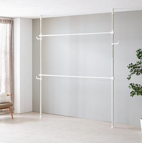 영일에이치비 행거전문가 와이드 2단 행거 38mm_이미지