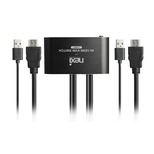 ������Ʈ��ũ NEXI NX-7502KVM-4K 2��Ʈ KVM ����ġ