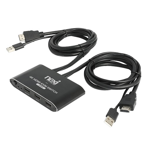리버네트워크 NEXI NX-7502KVM-4K 2포트 KVM 스위치