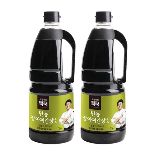 더본코리아 백종원의 만능 장아찌 간장소스 1.5L (2개)_이미지