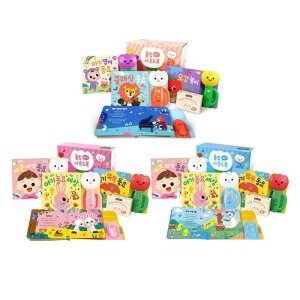 스마트베어 <b>튤립</b> <b>사운드</b><b>북</b> 코랄이 + 분홍이 + 하늘이 세트 (9권)
