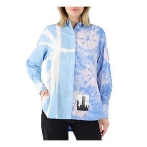  프로엔자슐러 우먼 레이디 멀티컬러 Tie Dye Shirting, Brand Size 2 R1924019-114 303889