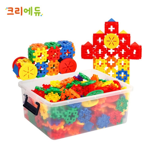  크리에듀 사각 블럭 250pcs 2178 장난감블럭 사각블