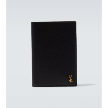 생로랑 Cassandre 레더 패스포트 홀더 P01160687_이미지