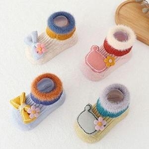 JHQSY27E_51GX 아가 아기 방한 입체 양말 디자인 GWM