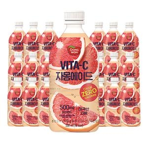 동원F&B 비타C 자몽에이드 500ml (18개)_이미지