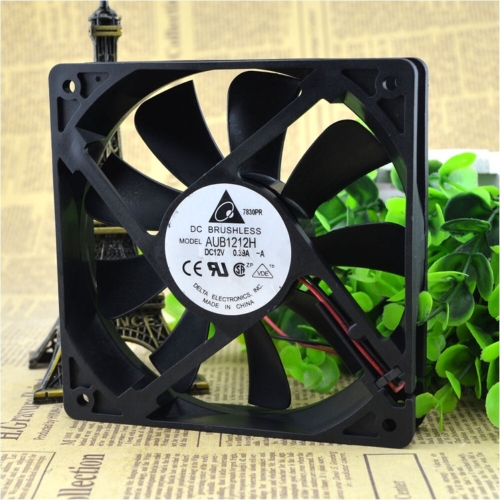 델타 새로운 AUB1212H 12025 12V 0.39A 12CM 냉각 팬_이미지