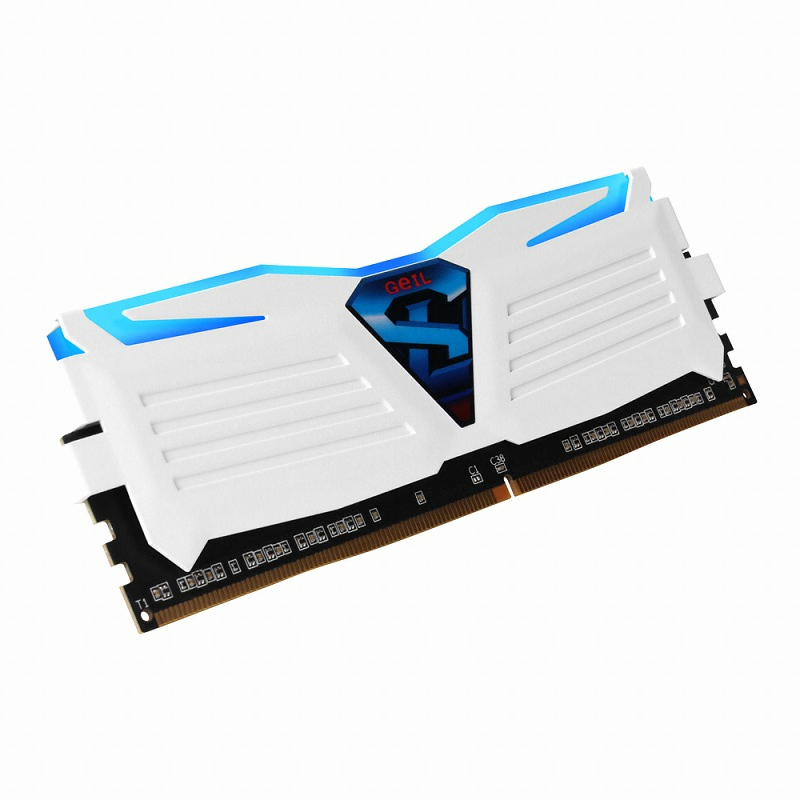 GeIL DDR4-2400 CL17 SUPER LUCE WHITE 블루 패키지 (16GB(8Gx2))_이미지