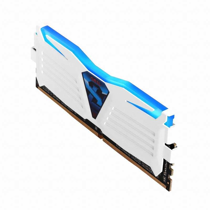 GeIL DDR4-2400 CL17 SUPER LUCE WHITE 블루 패키지 (16GB(8Gx2))_이미지