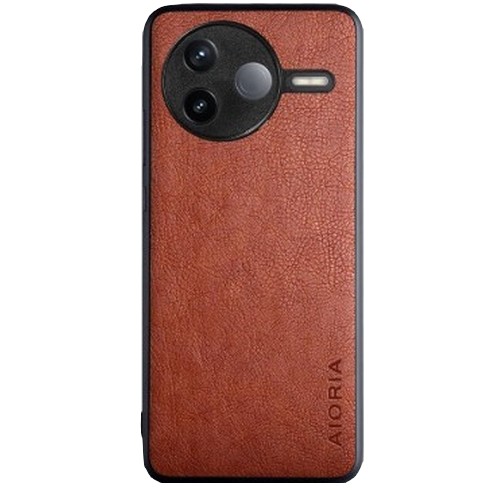 AIORIA 샤오미 포코 F7 프로 프리미엄 PU 가죽 커버 레트로 비즈니스 디자인 케이스