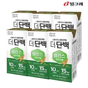 빙그레 건강 tft 더단백 밸런스 오리지널 190ml (6개)_이미지