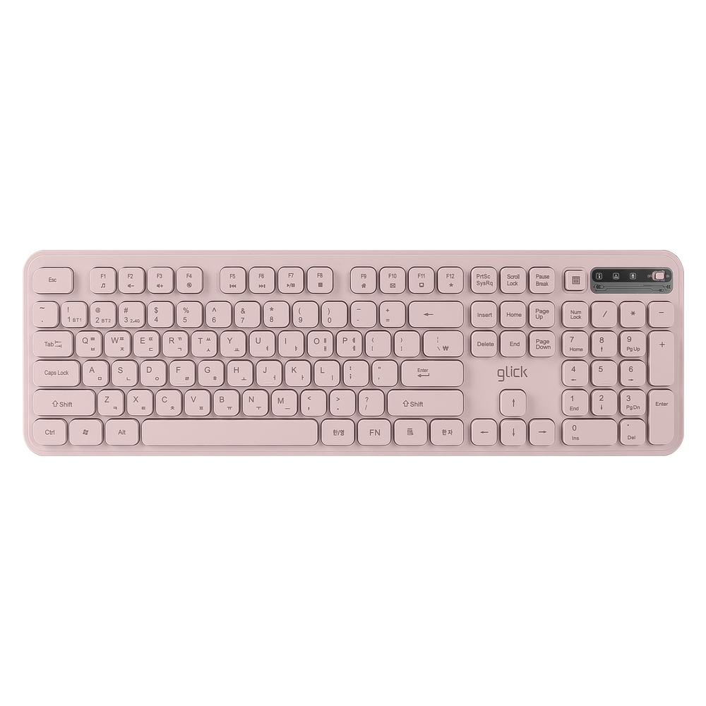 지클릭커 OFFICEPRO WK70 사일런스 L 무선 (핑크)_이미지