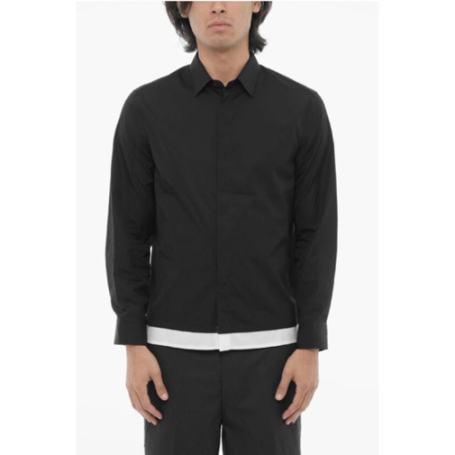 긴팔 셔츠 MY60217C Y051 524N Black