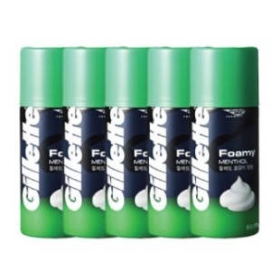 질레트 포오미 멘솔 쉐이빙 폼 175g (10개)_이미지