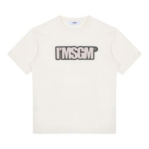 MSGM T SHIRT CREMA/CREAM S4MSJUTH202/013_이미지