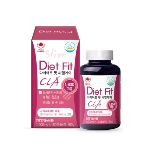 내추럴라이프뉴트리션 다이어트 핏 씨엘에이 CLA 180캡슐 (1개)_이미지