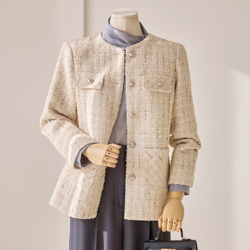 커스텀에이블 위트 하프 트위드 자켓_T2602JK007A_이미지