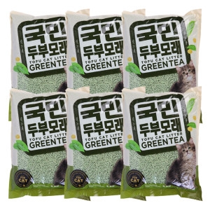 이마트 국민 두부모래 녹차 3kg (6개)_이미지