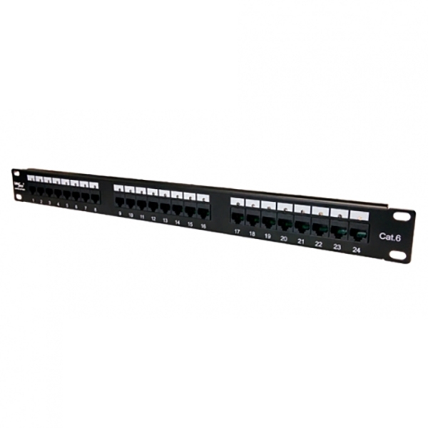 라인업시스템 LANSTAR CAT.6 24포트 LED 패치 판넬