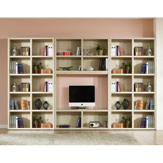 우아미가구 헤바 오픈형 책장 거실장세트 3200_이미지