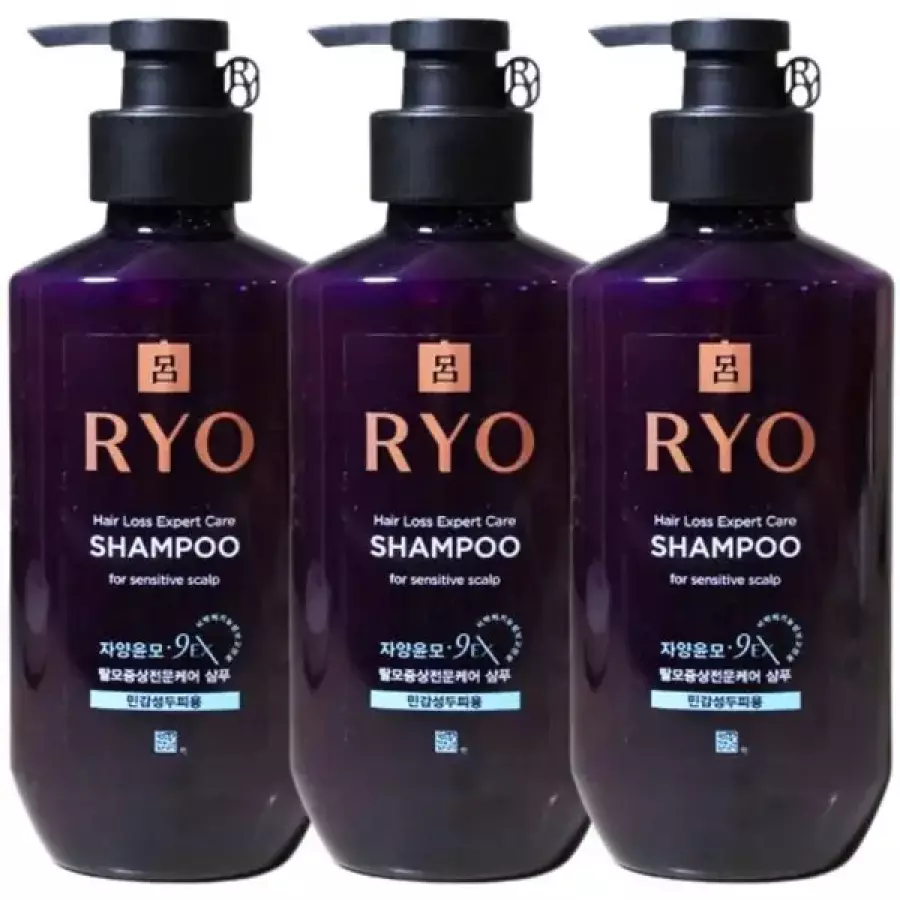 려 자양윤모 9EX 탈모증상케어 샴푸 민감성 두피용 400ml