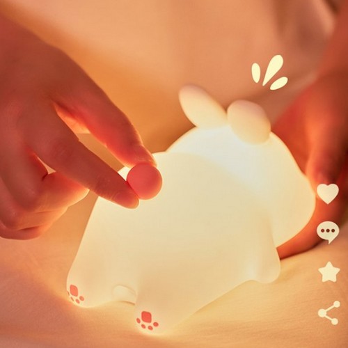 OMT LED 부드러운 토끼 무드등_이미지