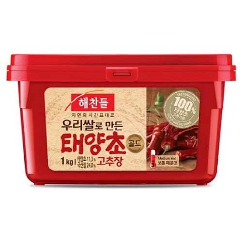 우리쌀로 만든 태양초 골드 고추장 1kg