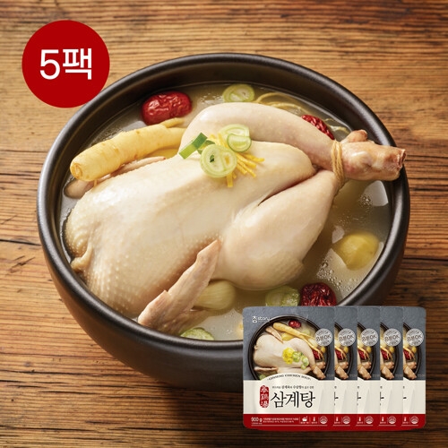 진한식품 참스토리 삼계탕 900g (5개)